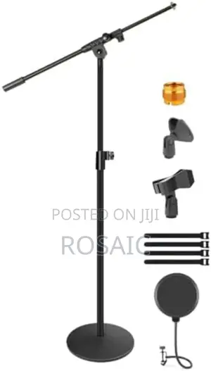 Microphone Stand With Round Base