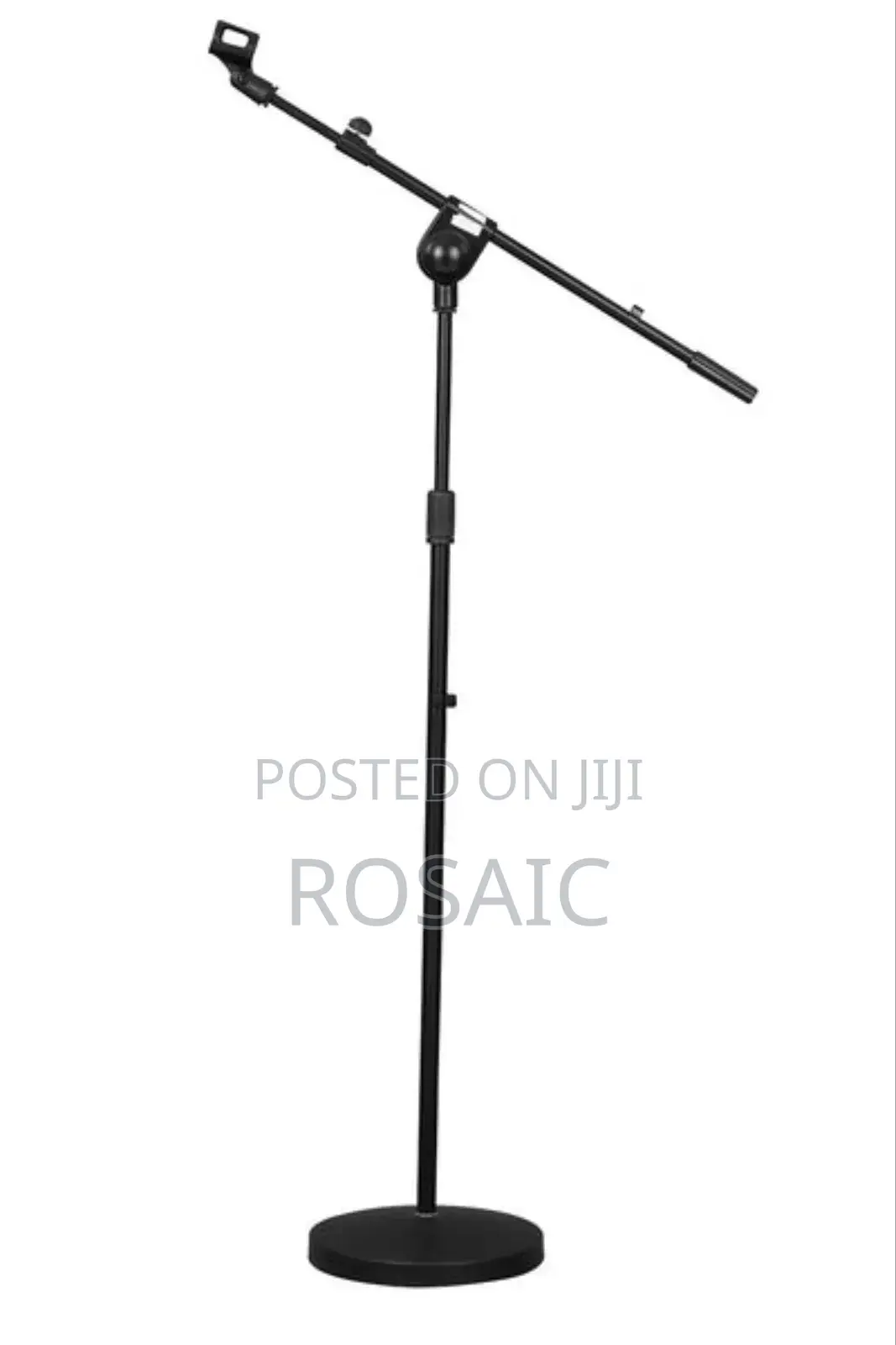 Microphone Stand With Round Base