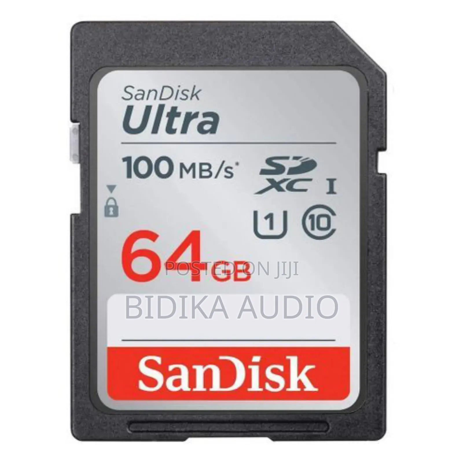 Sandisk 64gb Ultra Uhs-I SDXC Camera Memory Card,100mb/S