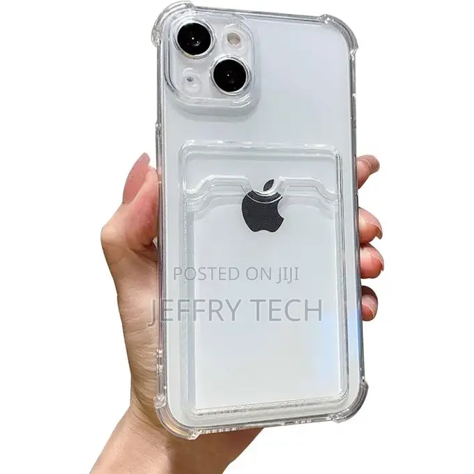 iPhone 15 Wallet Cover Transperent Case