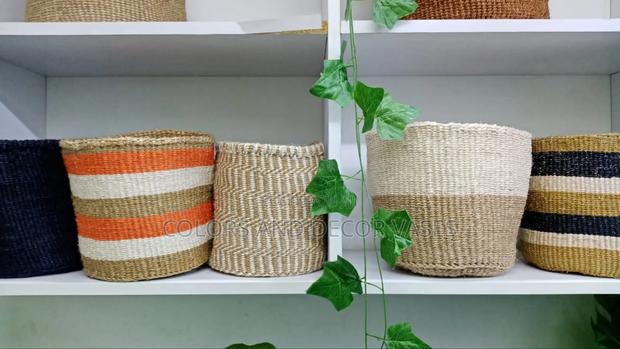 8 Inches Sisal Baskets in Stock