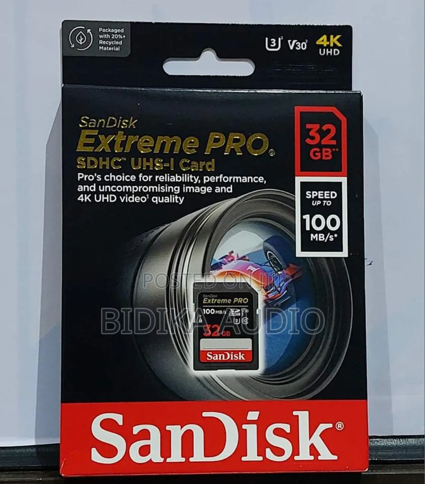 Sandisk 32GB Extreme PRO SDHC UHS-I Memory Card