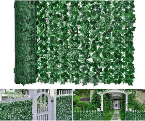 Dark Green Artificial Adorable Home Fence
