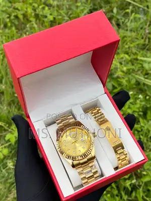 Rolex Watch / Bracelet Gift Set