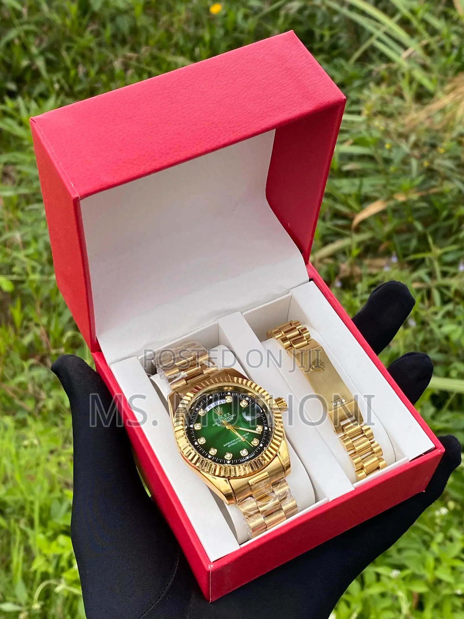 Rolex Watch / Bracelet Gift Set