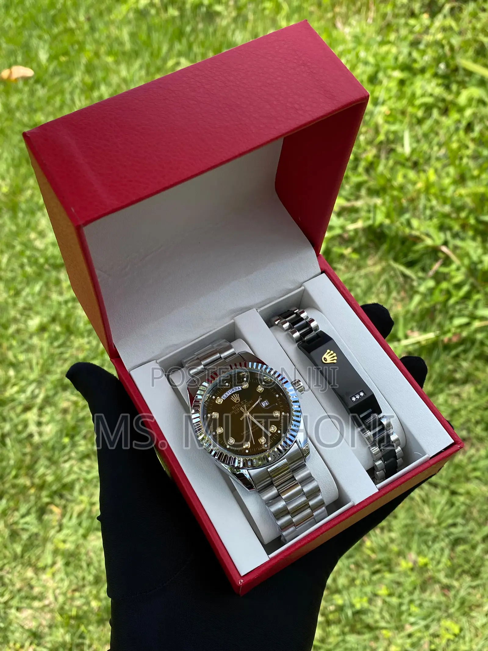Rolex Watch / Bracelet Gift Set