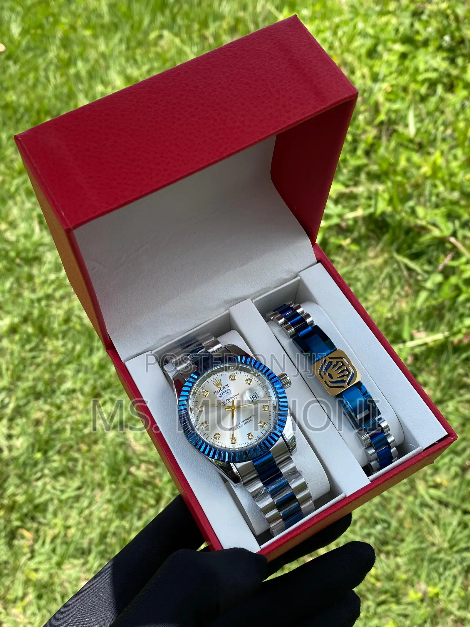 Rolex Watch / Bracelet Gift Set