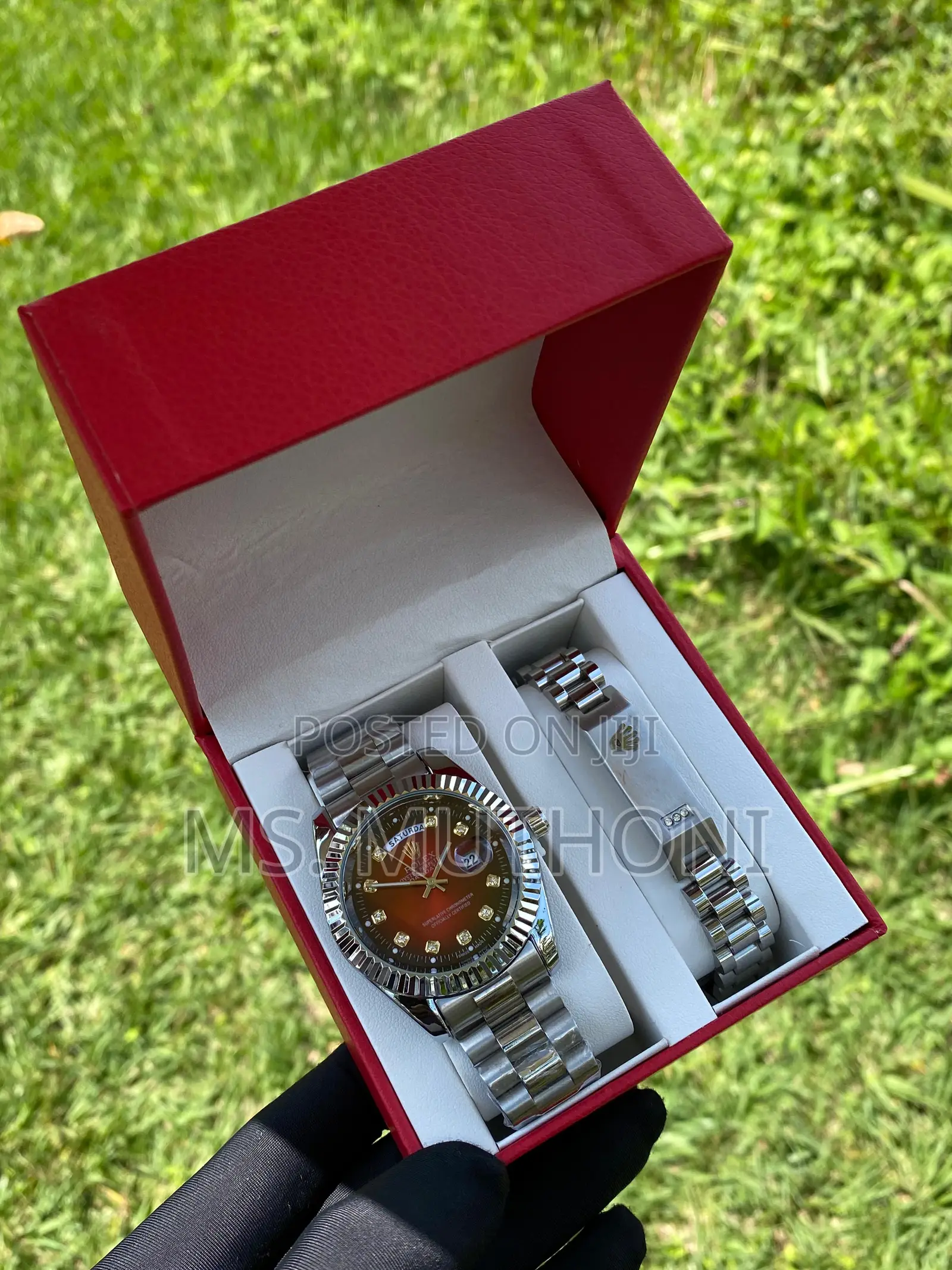 Rolex Watch / Bracelet Gift Set