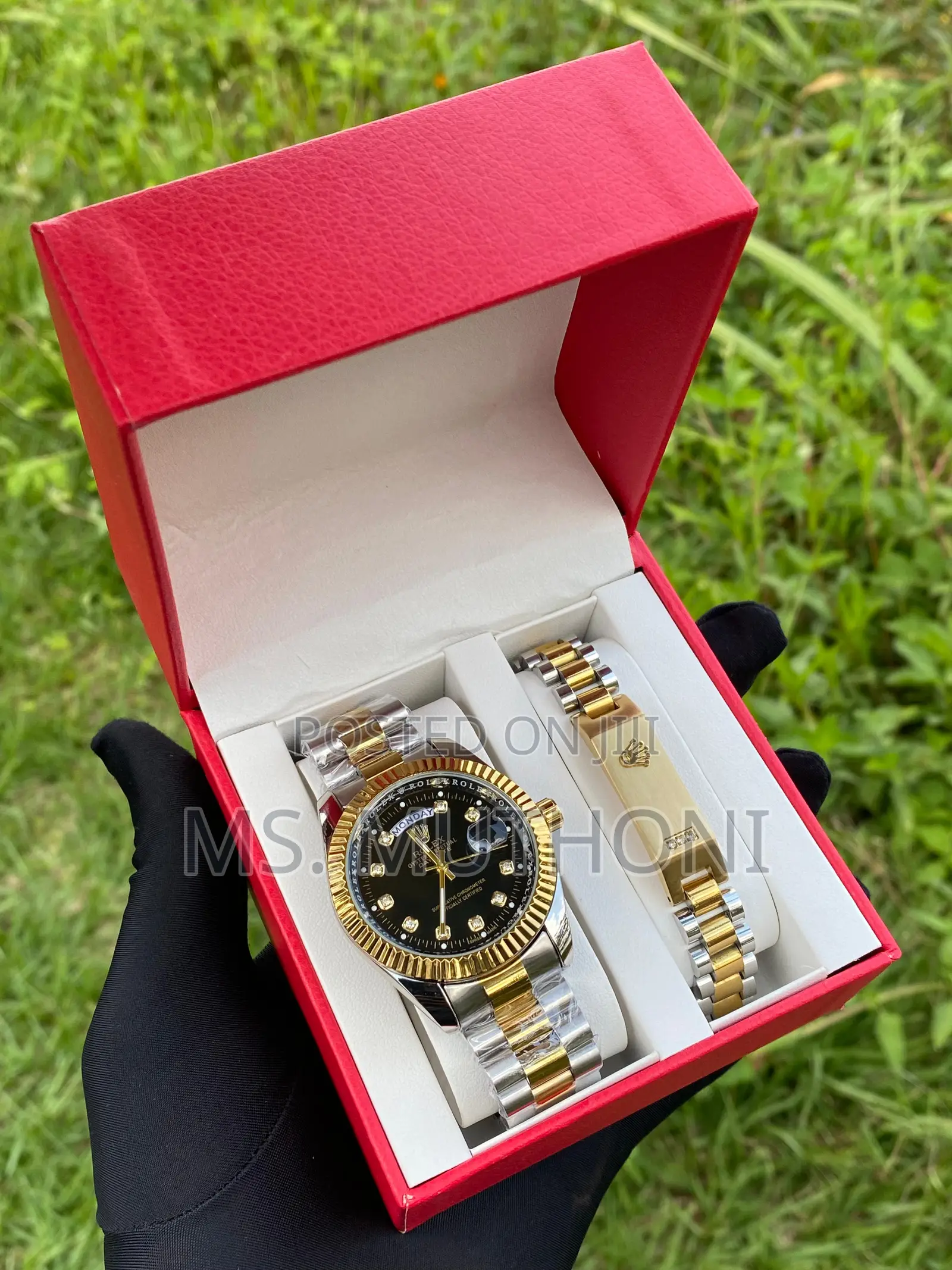 Rolex Watch / Bracelet Gift Set
