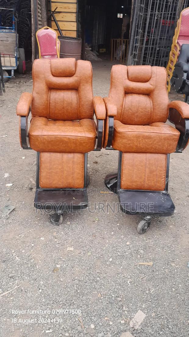 Classic Barbershop Chairs Brown - thumbnail 3