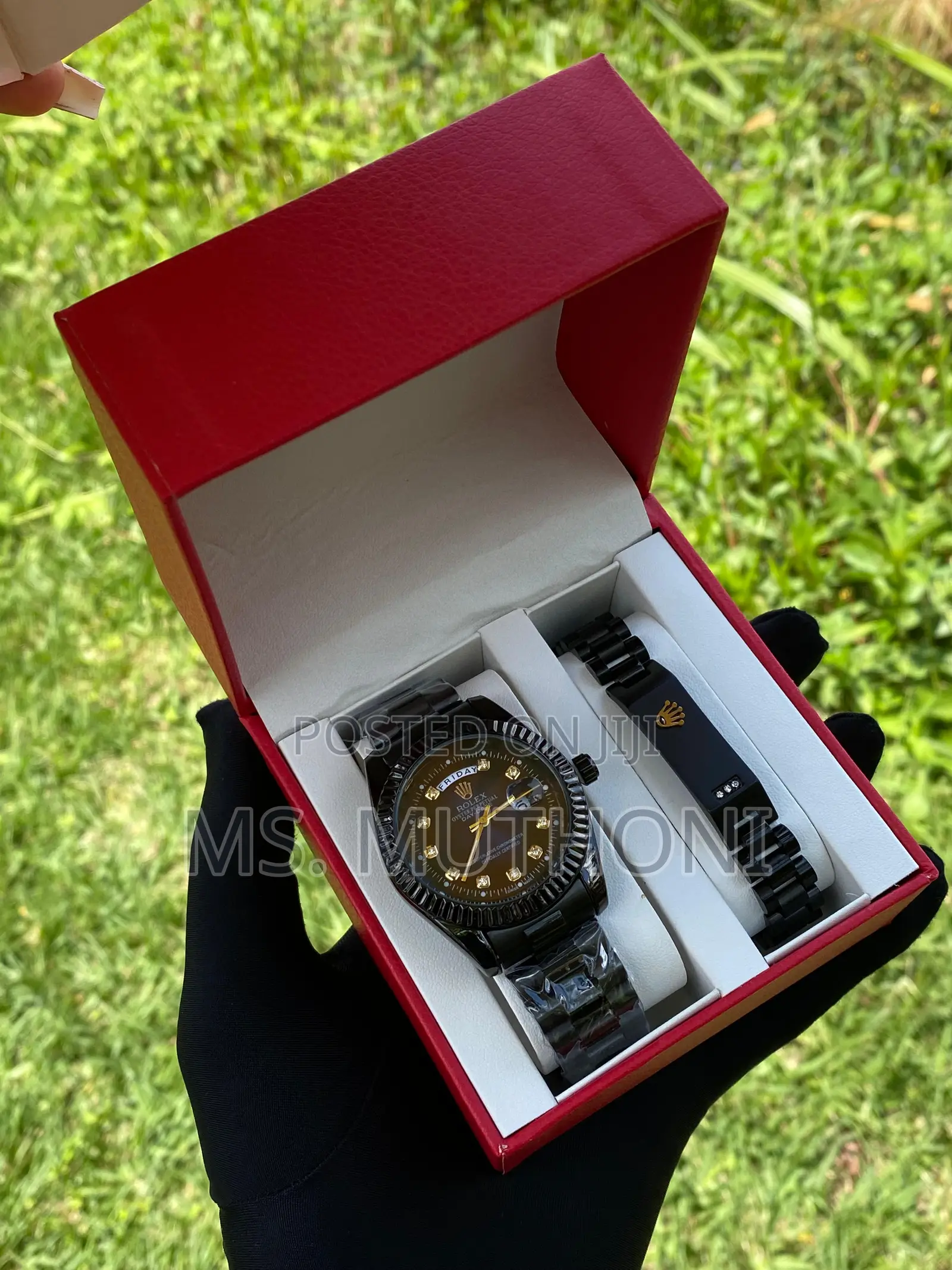 Wrist Watch X Bracelet Gift Set
