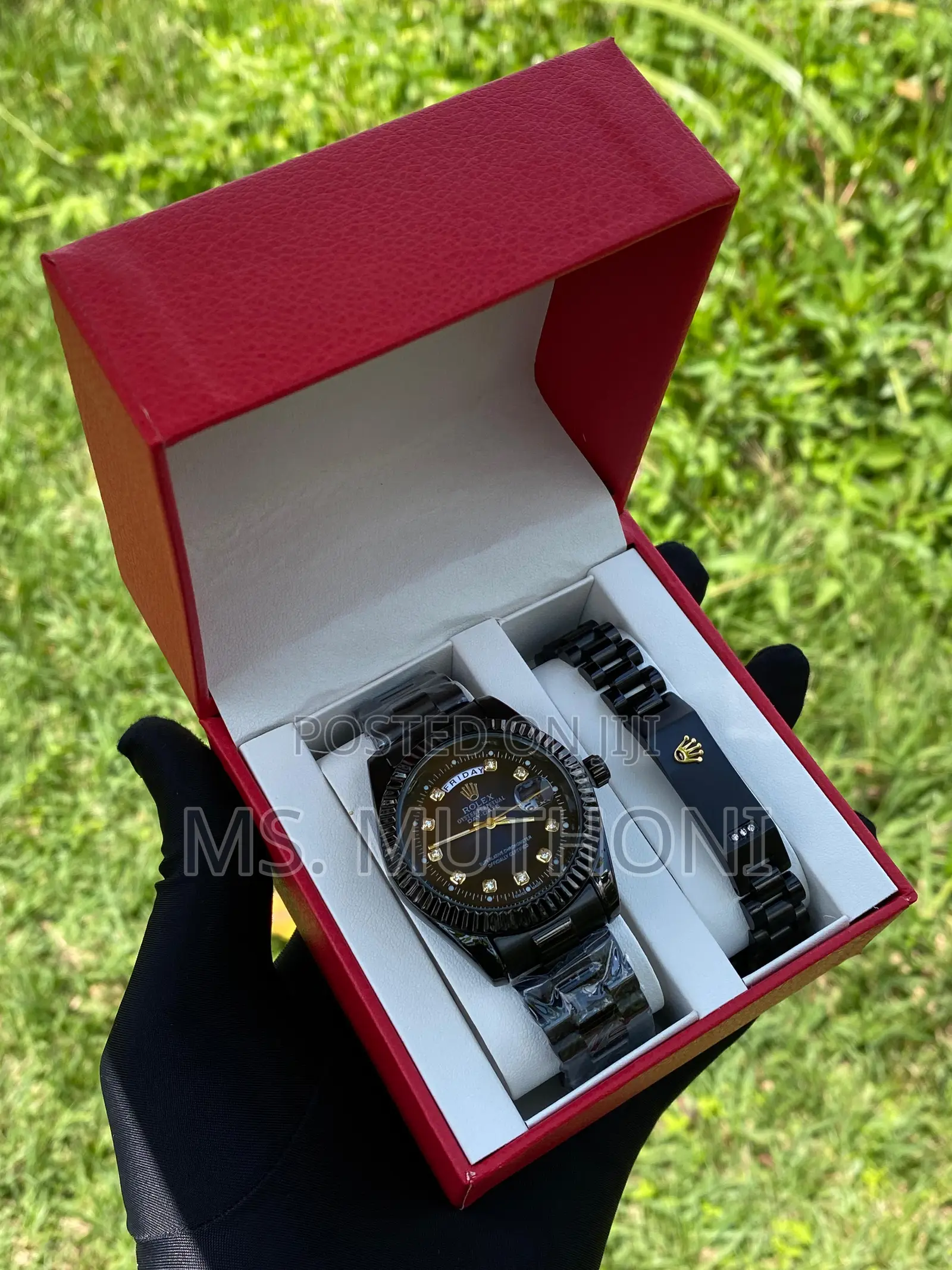 Wrist Watch X Bracelet Gift Set