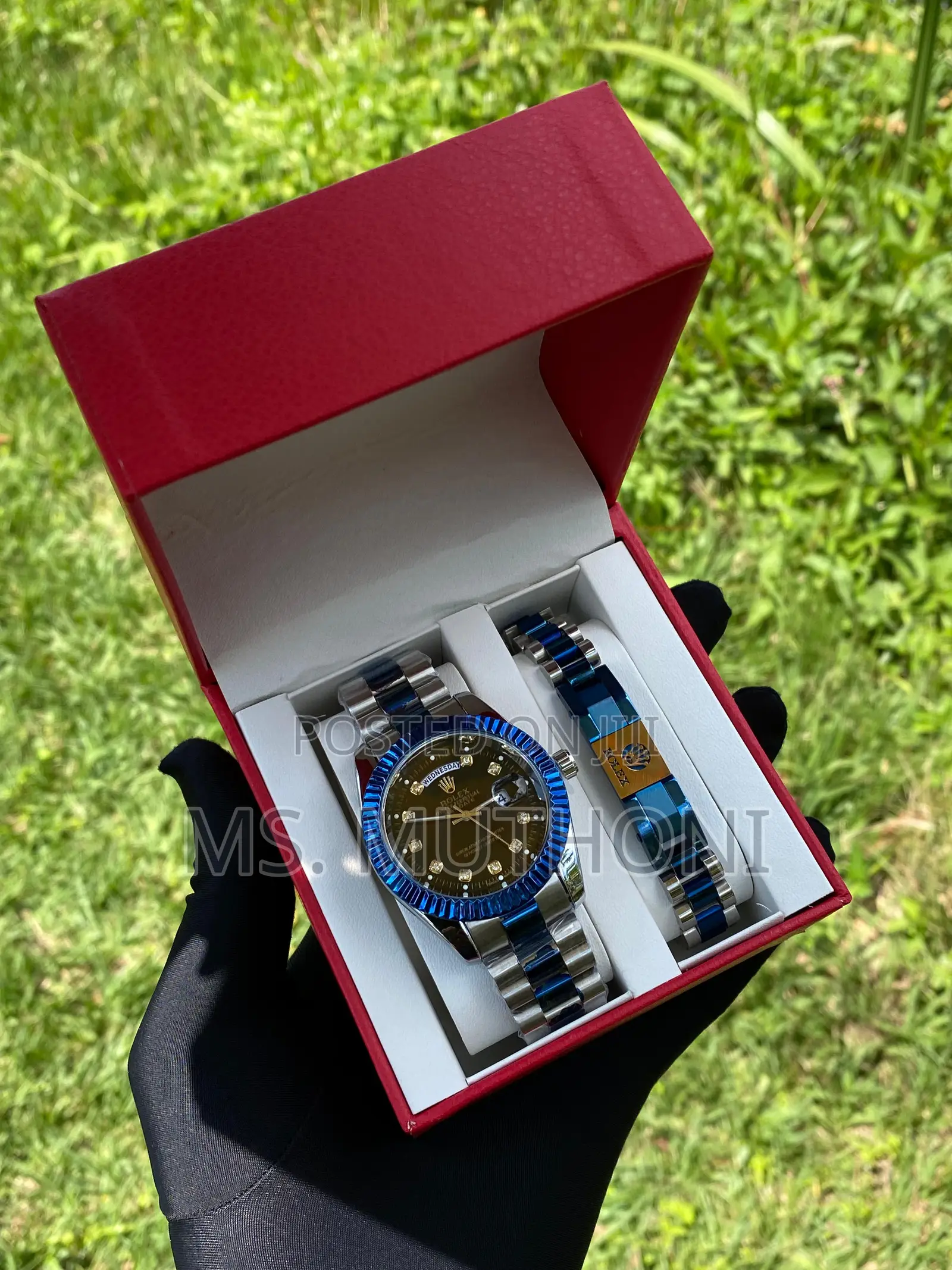 Wrist Watch X Bracelet Gift Set
