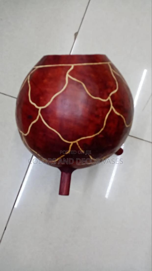 Red Brown Calabash With Stands - main view