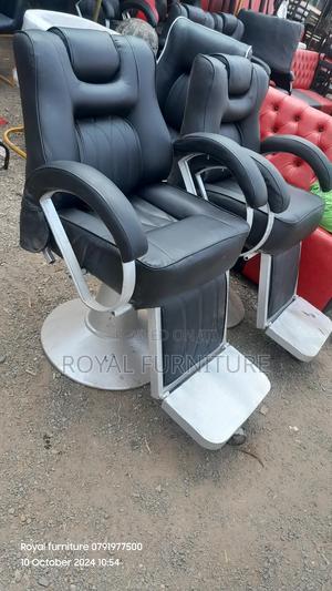 Kinyozi Seats Silver Black - thumbnail 2