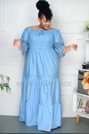 Fancy Orange Long Dress