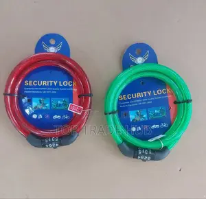 Quality Security Wirelock With Passcode for Two Wheelers