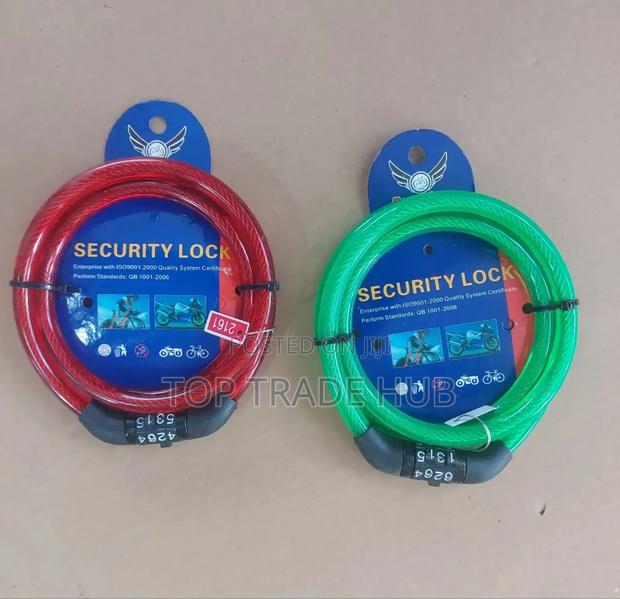 Quality Security Wirelock With Passcode for Two Wheelers - main view