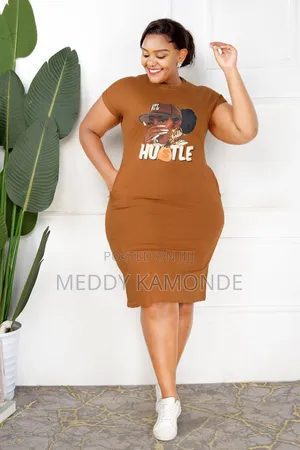 Brown T-Shirt Dress
