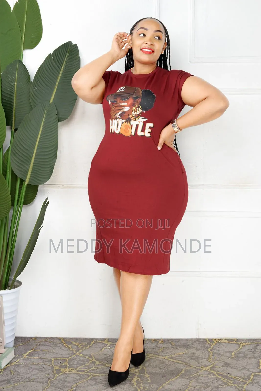 Brown T-Shirt Dress