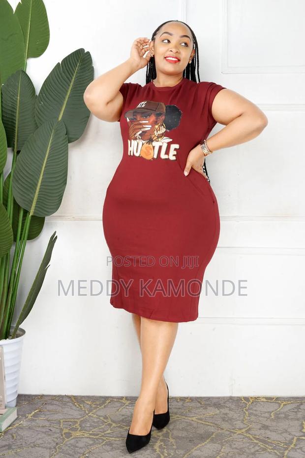 Brown T-Shirt Dress - thumbnail 3
