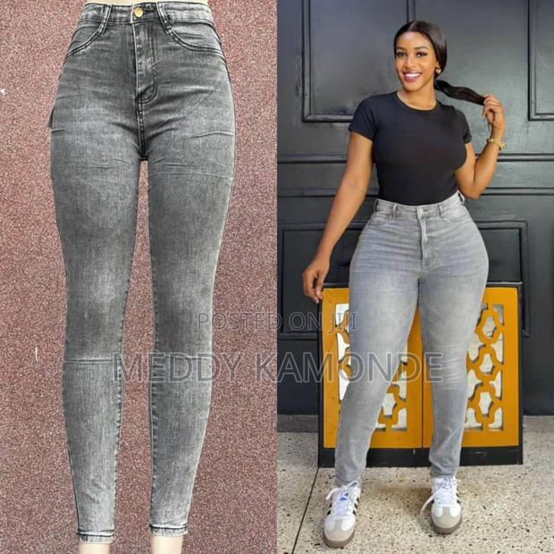 Blue/Grey Jeans Trouser - thumbnail 2