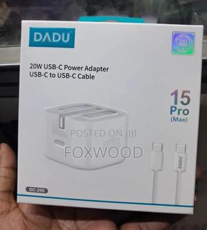 Original Apple iPhone 15 Pro Max (20watts) FAST CHARGER - thumbnail 2