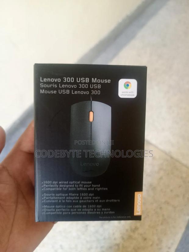 Lenovo 300 ^Lenovo 300 USB Wired Mouse - main view