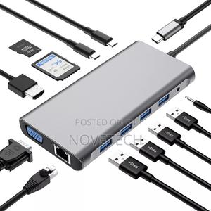 12in1 USB-C HUB Docking Station Adapter Display - thumbnail 2