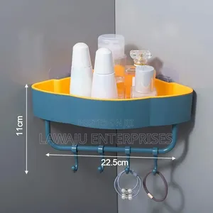 Multipurpose Plastic Corner Shelf