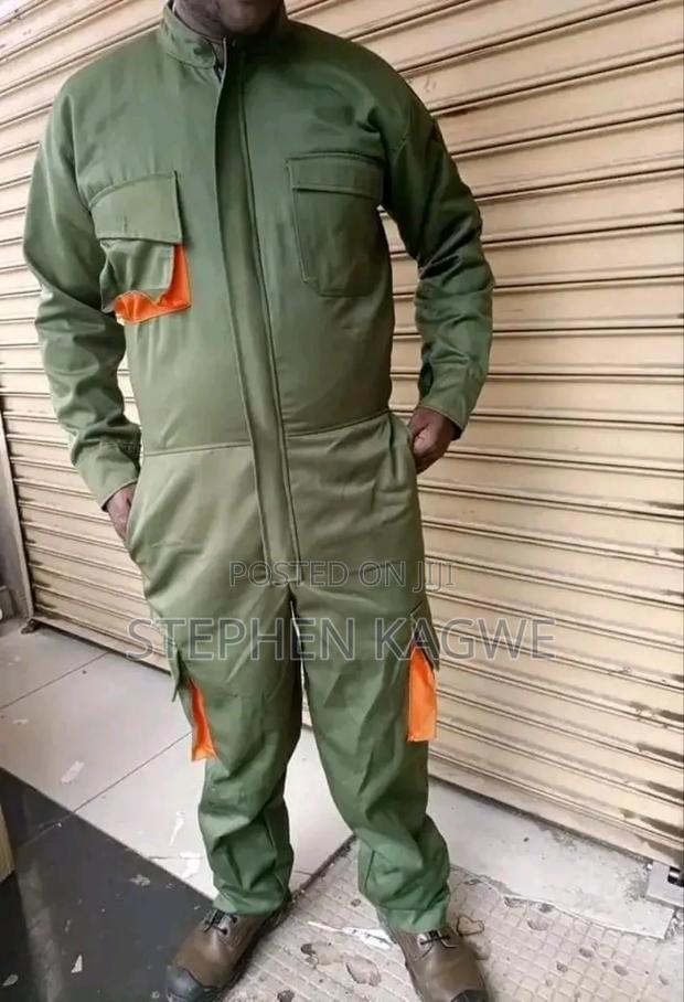 Green Cargo Overalls - main view