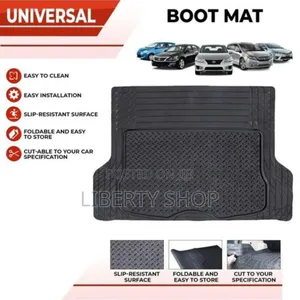 Universal Car Boot Liner Mat Heavy Duty Rubber Non Slip