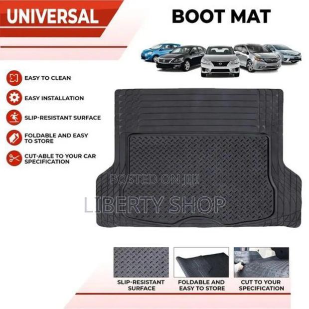 Universal Car Boot Liner Mat Heavy Duty Rubber Non Slip