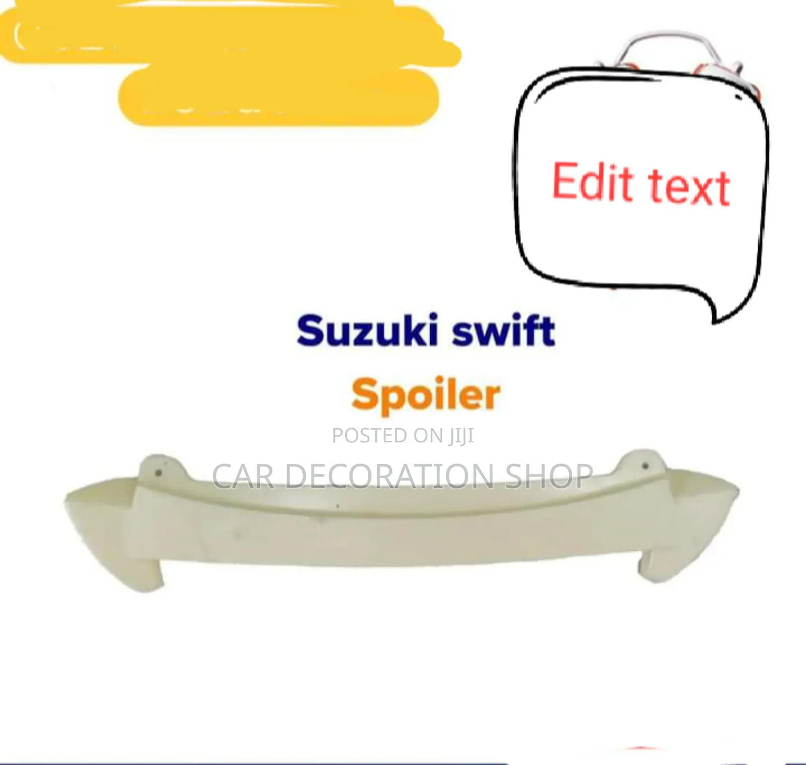 Suzuki Swift Spoiler