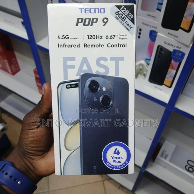 New Tecno Pop 9 128 GB Black - thumbnail 2
