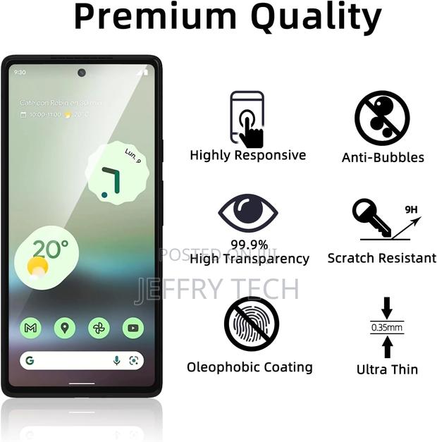 Privacy Screen Protector for Google Pixel 7/7a Anti-Spy Temp - thumbnail 2