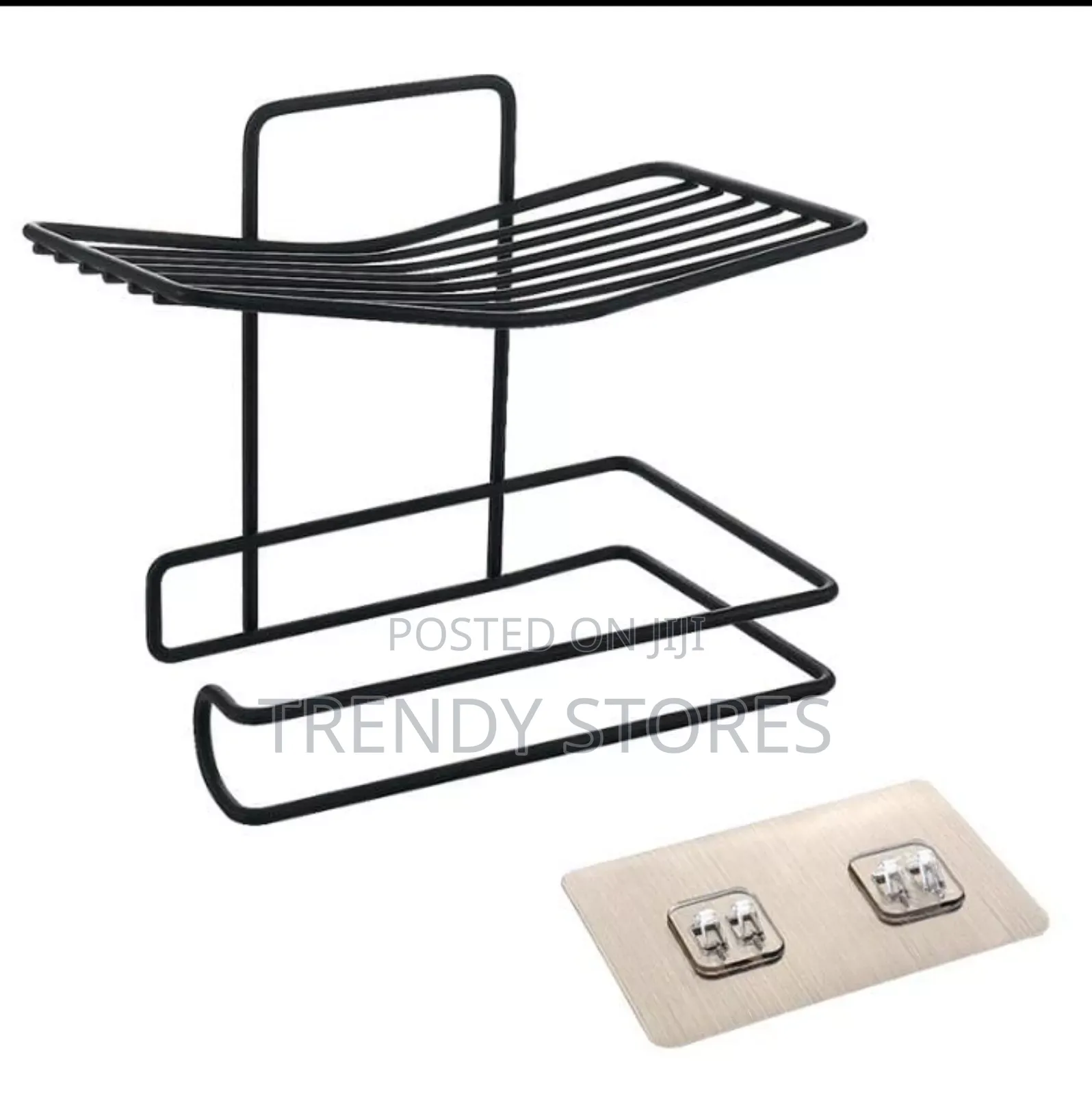 Black Wrought Iron Tissue Holder