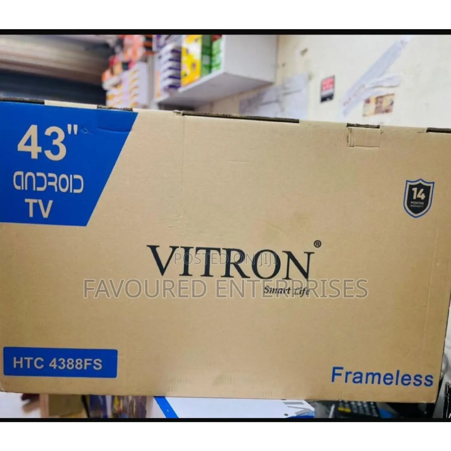 Vitron 43" Inch FHD Frameless Smart Android