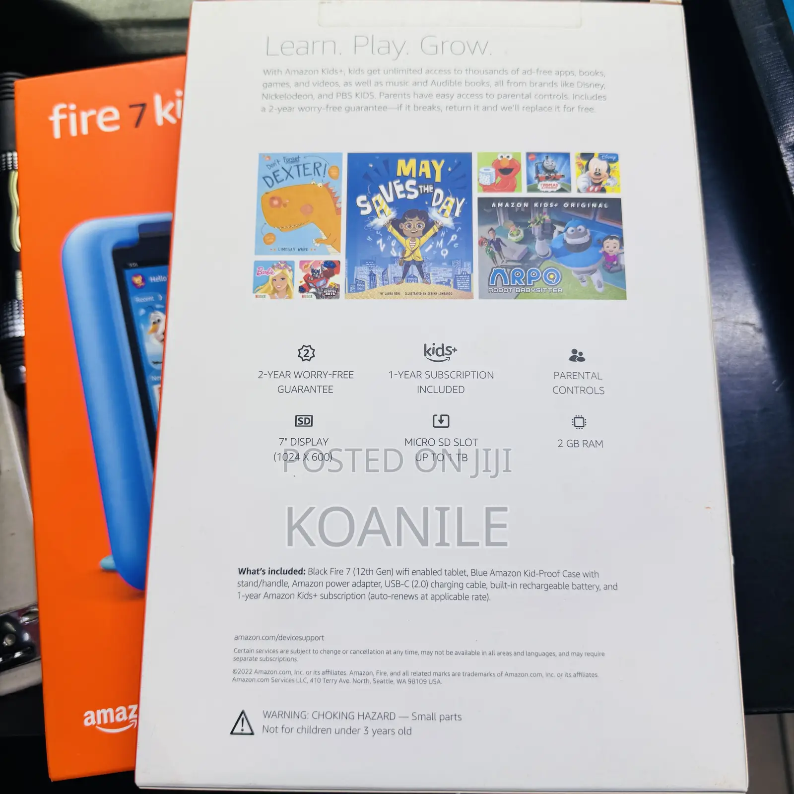New Amazon Fire 7 Kids Edition 2022 16 GB Blue