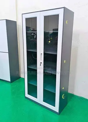 2-Door Metallic Office Storage/ File Cabinet