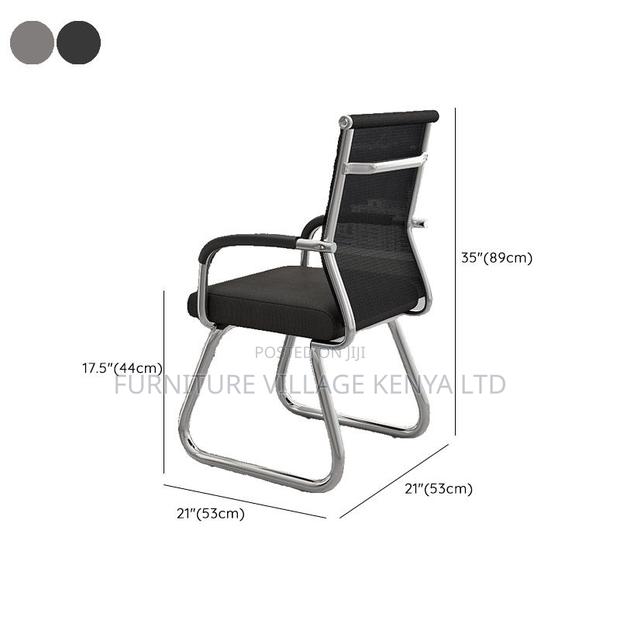 Guest Seat -Mid-Back Mesh Office Visitor Chair - thumbnail 6