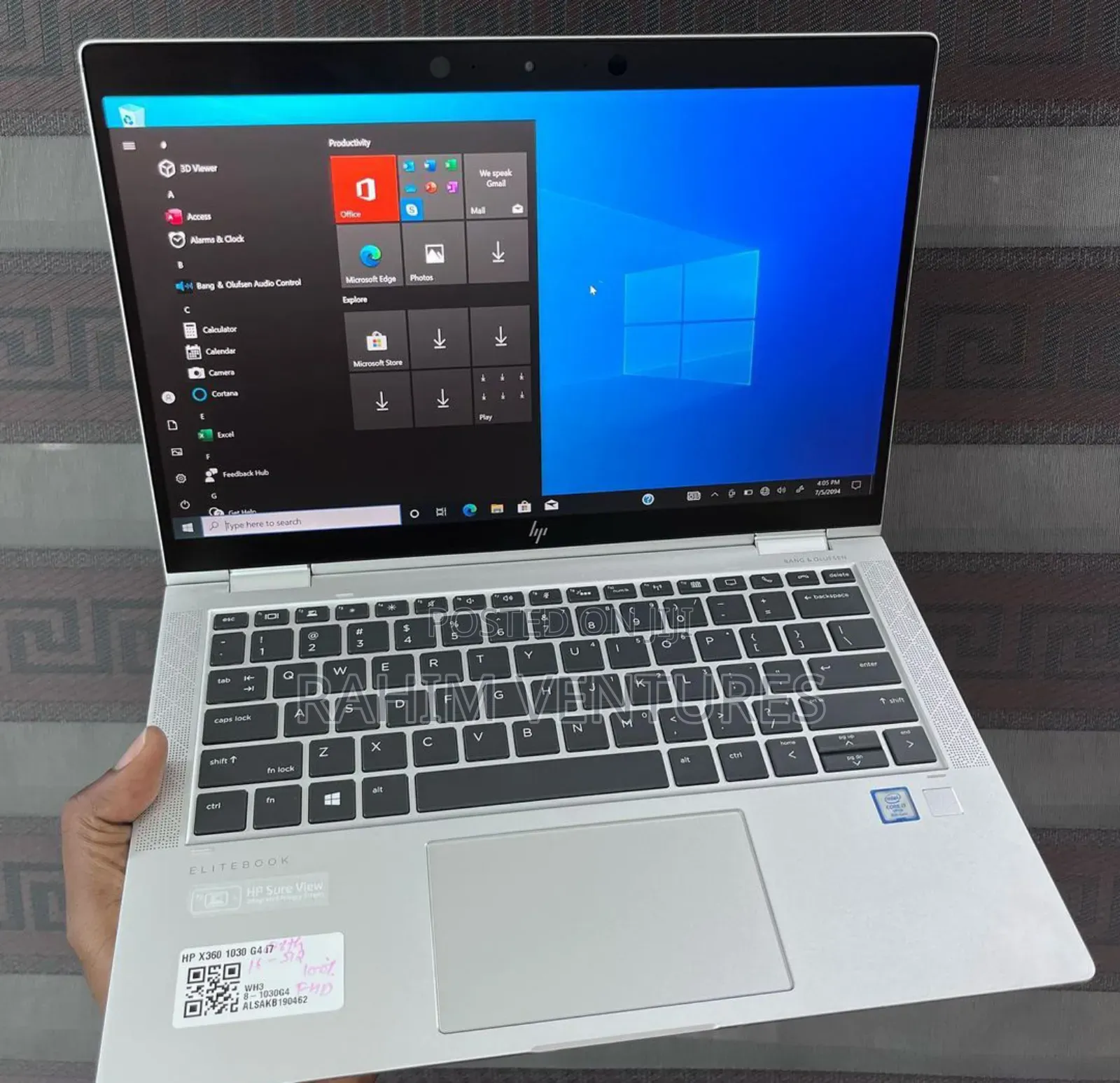 Laptop HP EliteBook x360 1030 G4 16GB Intel Core i7 SSD 512GB