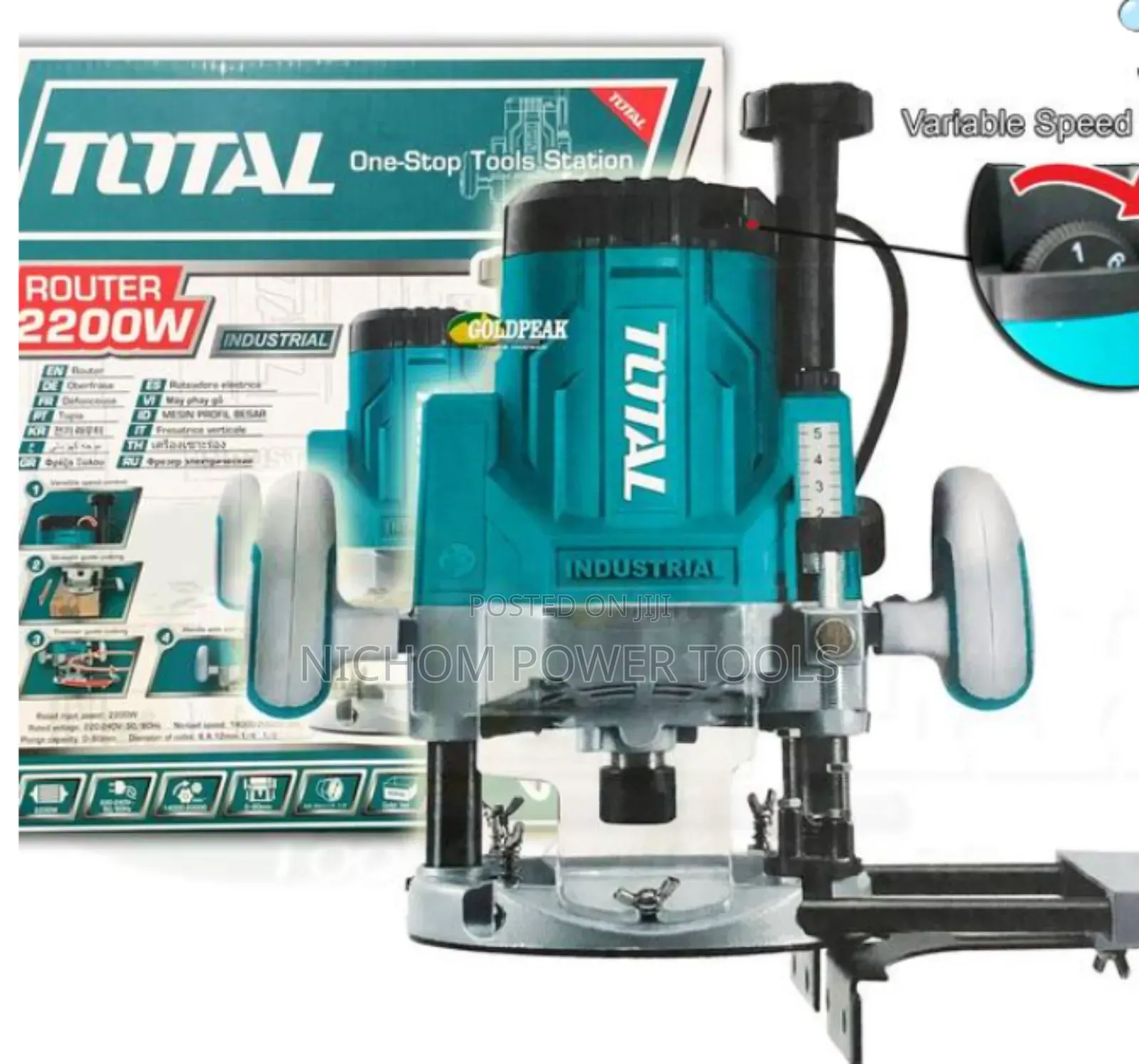 Total 2200watts Router Machine/Total Plunge Router