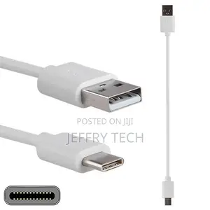 Short Usb to Type-C Power Bank Cable for Charging and Syncin