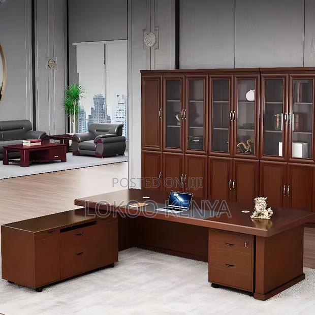 Office Desk: Office Executive Table -180cm With Drawers - thumbnail 4