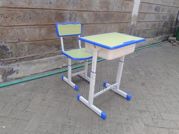 Kid's Desk Chair - Contemporary Adjustable Study Set - main view