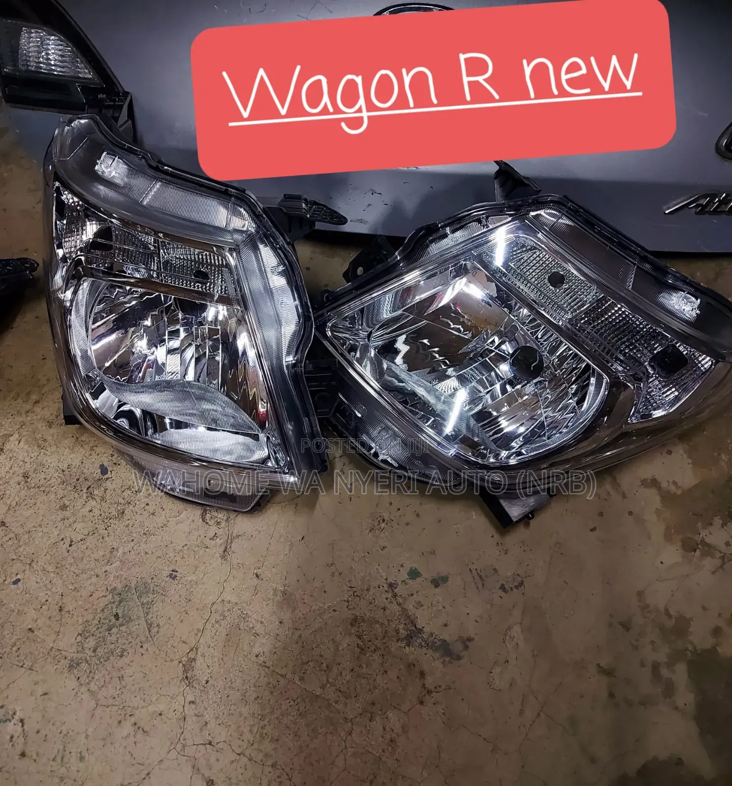 Headlights and Tailight for Wagon R