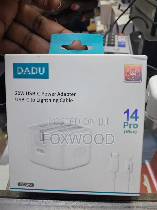 Original Apple iPhone 15 Pro Max (20watts) FAST CHARGER - thumbnail 5