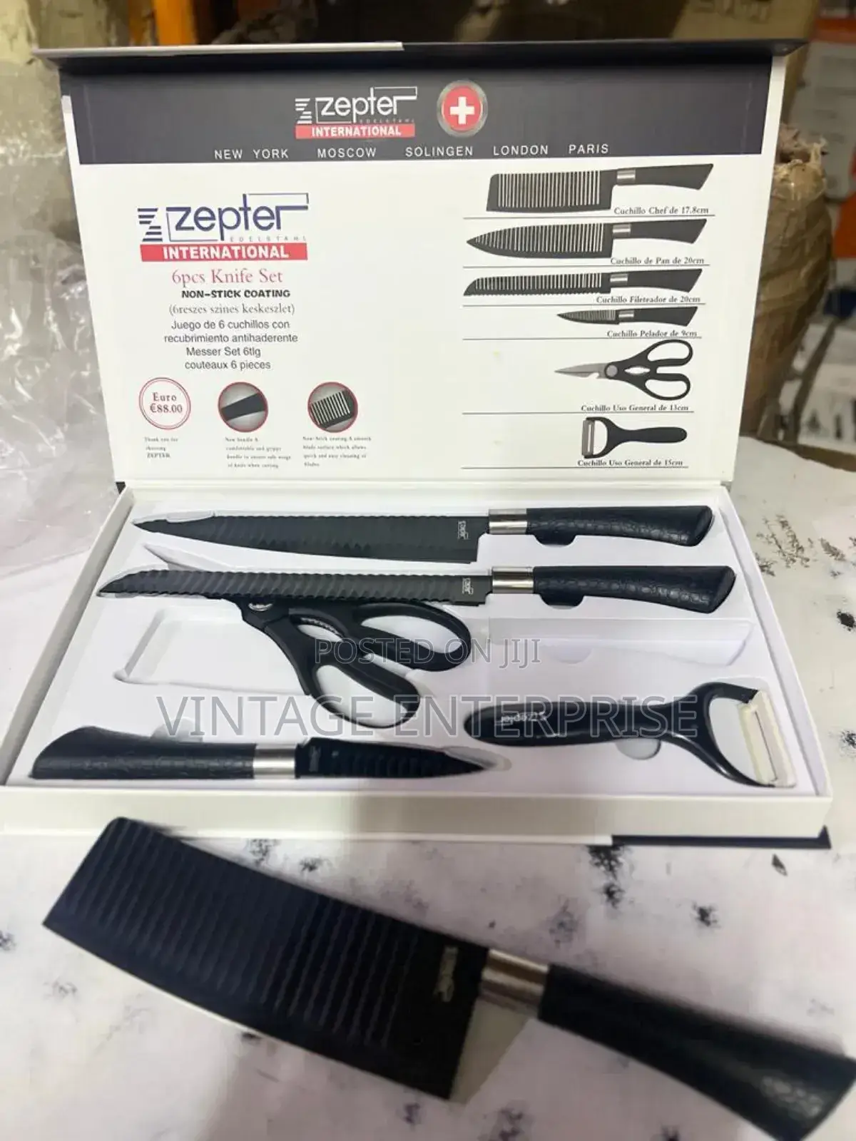 Zetper 6pcs Knife Set