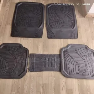 Black Plain Car Dirt Mats